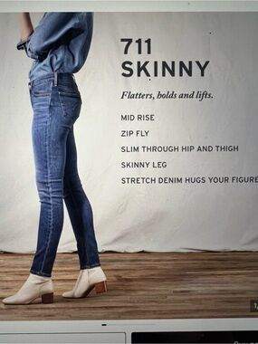Levi's 711 Skinny Women's Blue Jeans